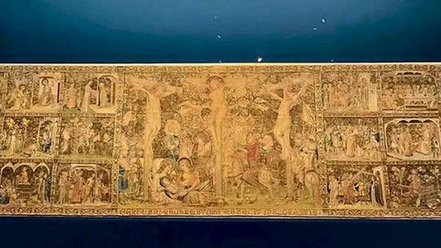 Frontal de la Passió o Frontal florentí, fet pel brodador Geri di Lapi entre 1346 i 1350 - Arxiu particular