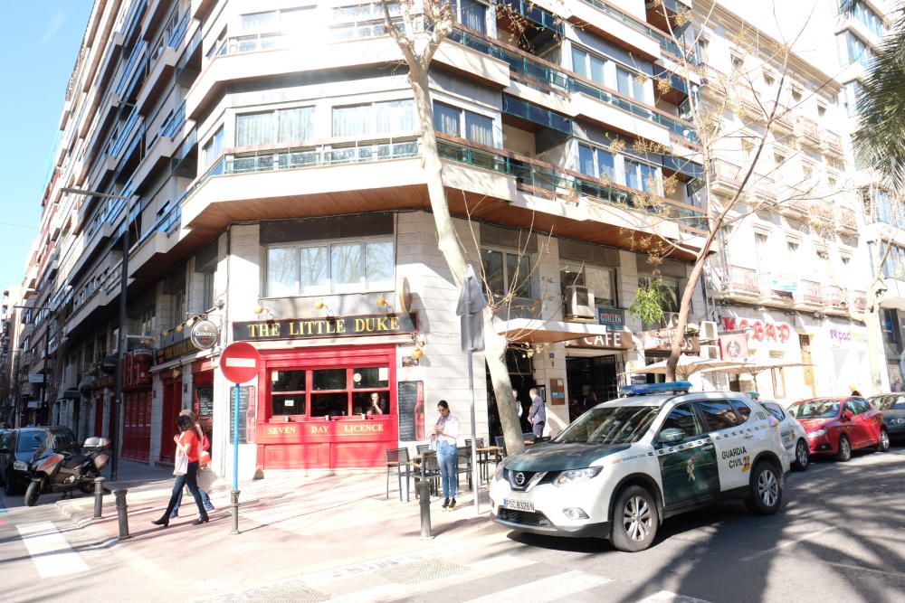 Redada antidroga en la avenida Doctor Gadea de Alicante