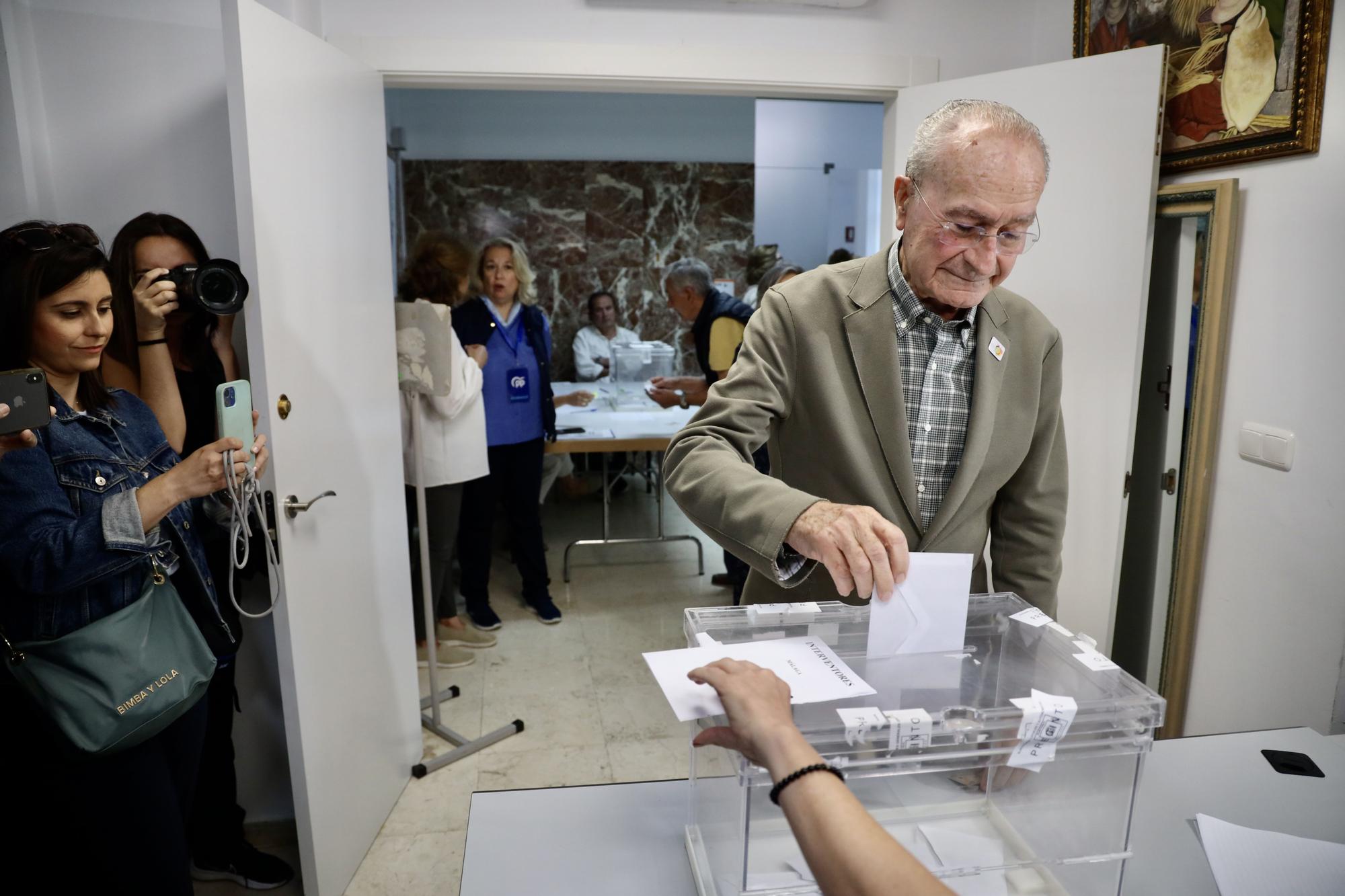 Elecciones municipales 28M | La jornada electoral de Málaga, en imágenes