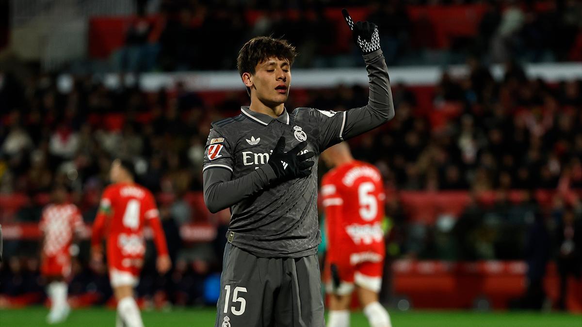 Arda Güler anotó su primer gol de la temporada frente al Girona