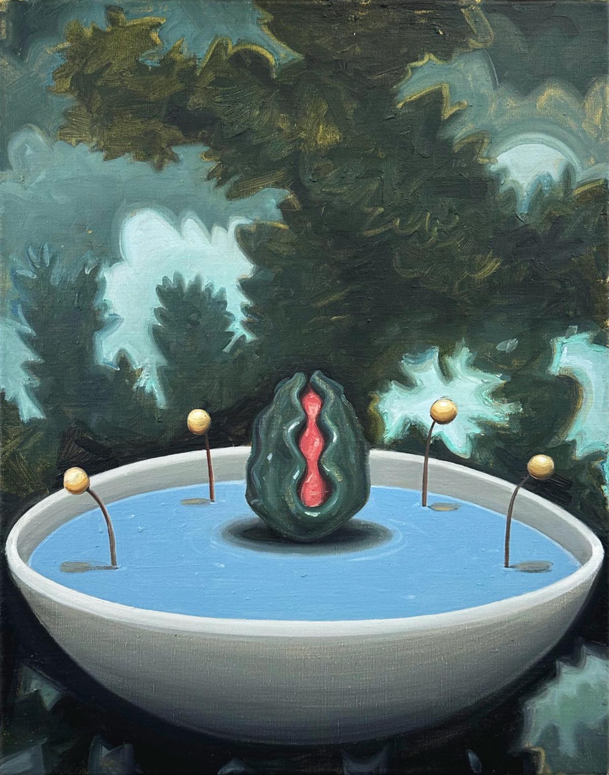 "A fount of flowers".