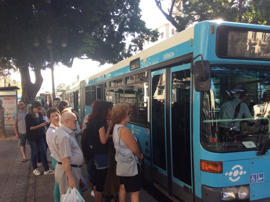 Corte de tráfico en la Alameda y el Parque por el Día Sin Coche.