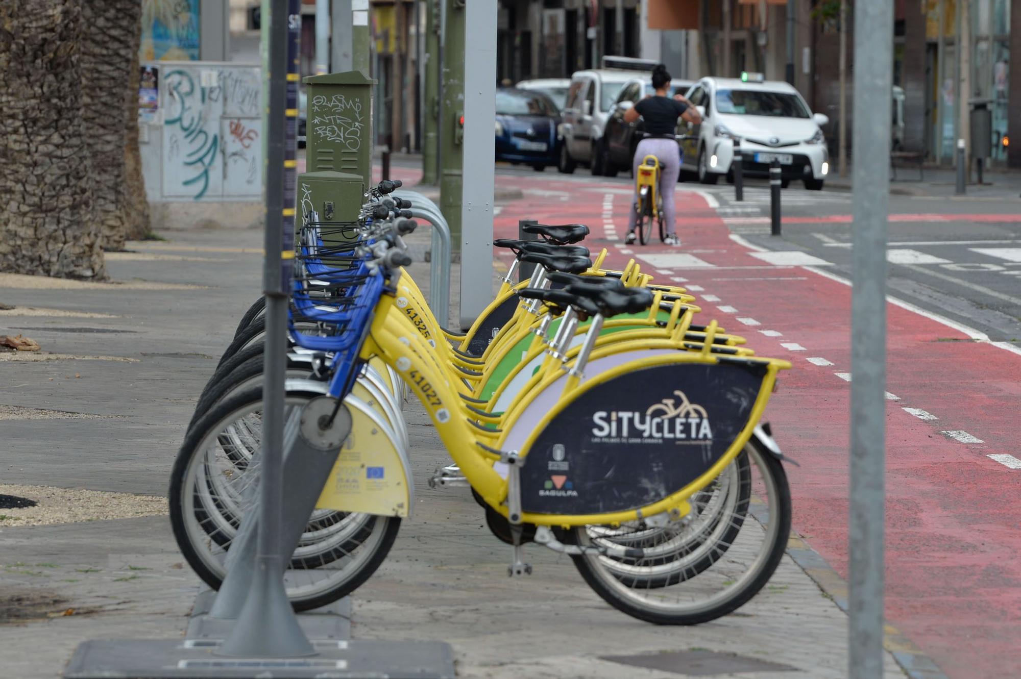 Crece el uso de la Sítycleta en la capital grancanaria