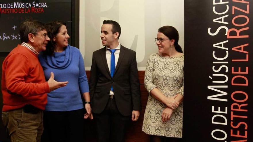 De izquierda a derecha, Roberto Sánchez Ramos, Elisa García, Ignacio Rico y Ángeles Rivero.