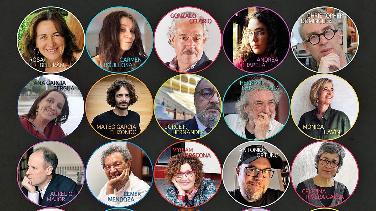 Autores participantes en el IV Festival Hispanoamericano de Escritores. | | LP/DLP