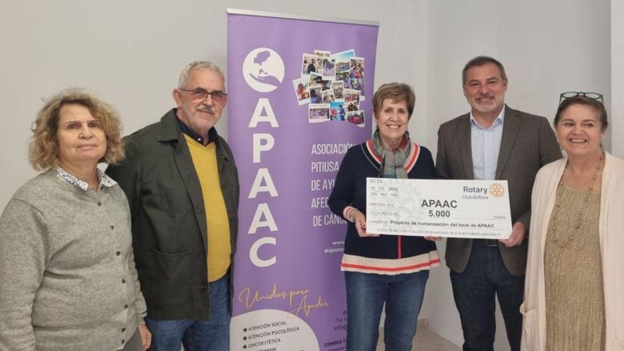 5.000 € de la Vuelta a Ibiza en moto para Apaac | ROTARY CLUB