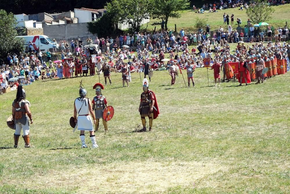 Batalla en la fiesta Astur romana en Carabanzo