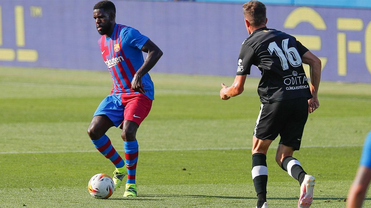 El nefasto partido de Umtiti ante el Sevilla