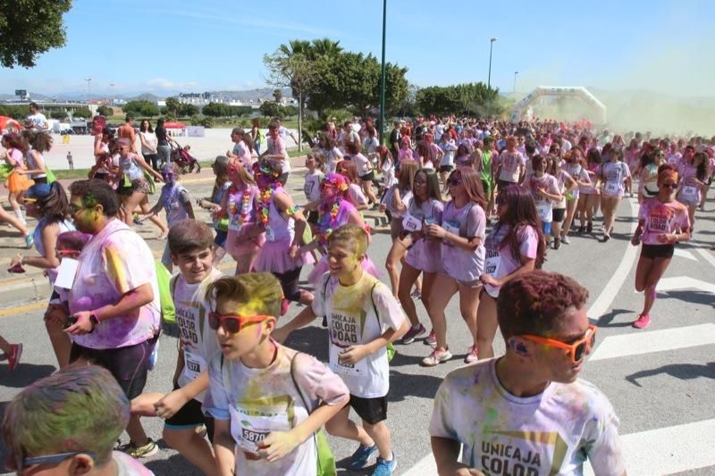 Búscate en la primera Unicaja Color Road de Málaga