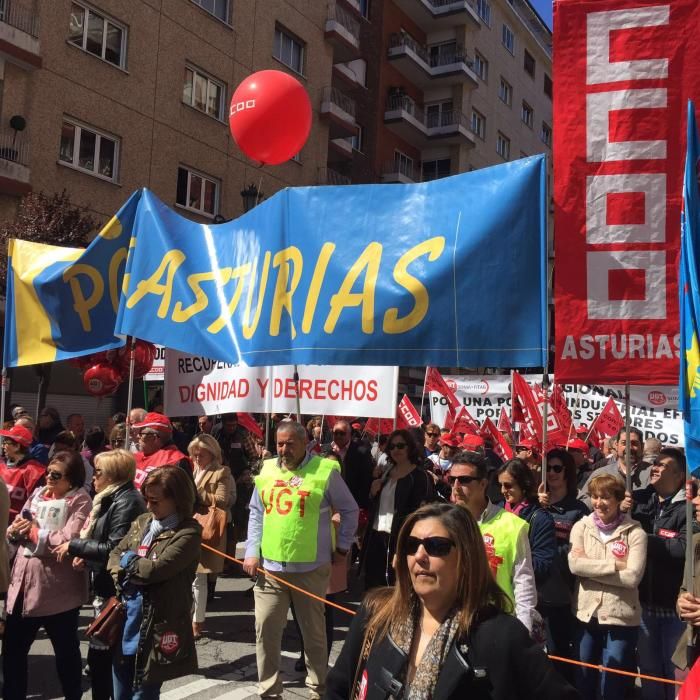 Manifestación del Primero de Mayo en Oviedo