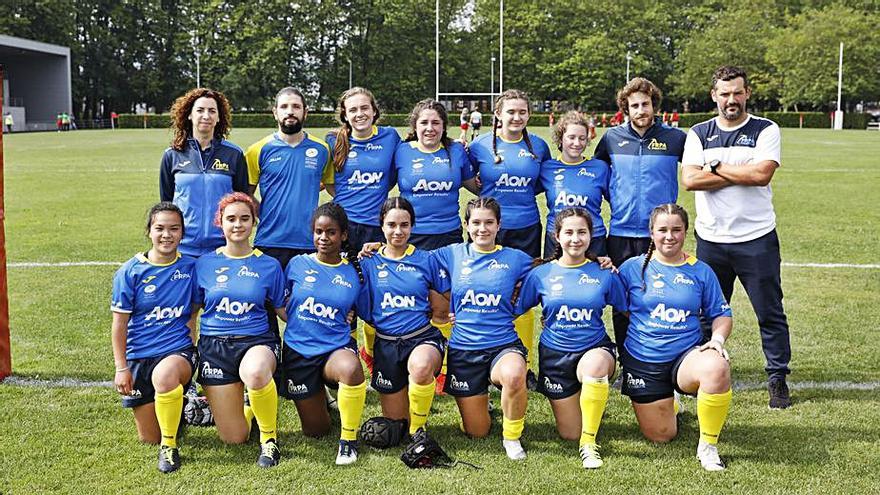 La selección femenina sub-16 de Asturias. | Ángel González
