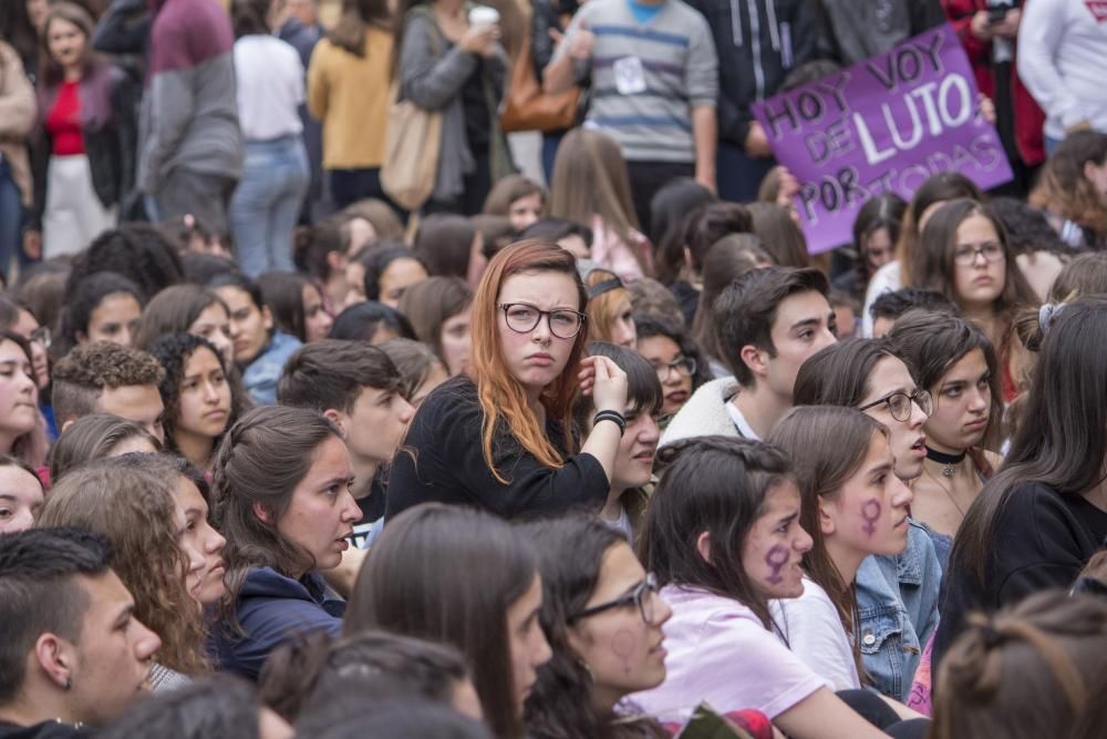 Manifestación en Oviedo.