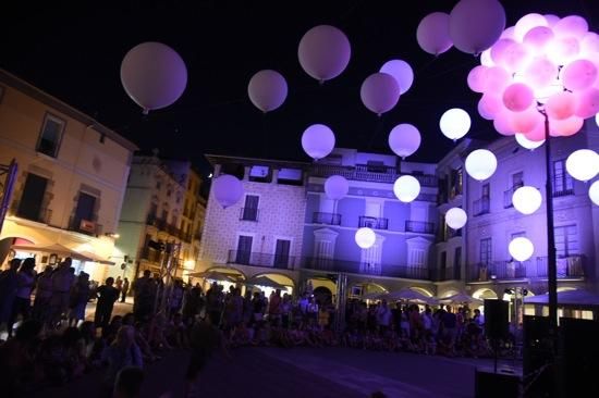 Competició de globus a Igualada