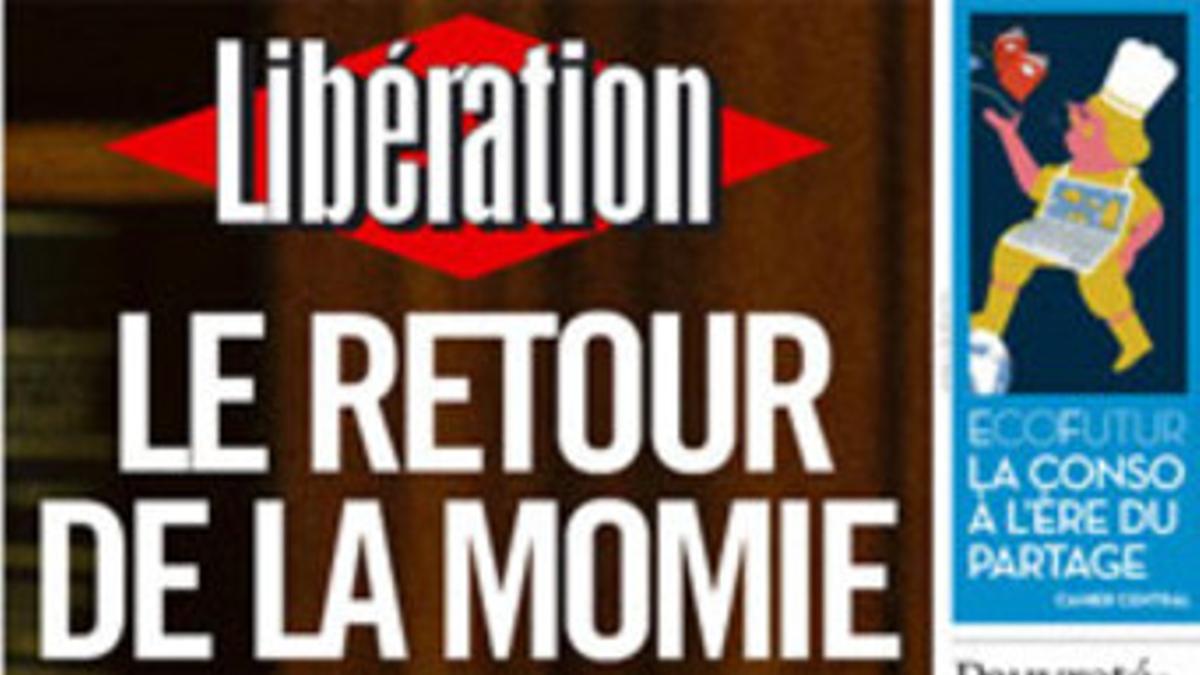 La portada de 'Libération'.