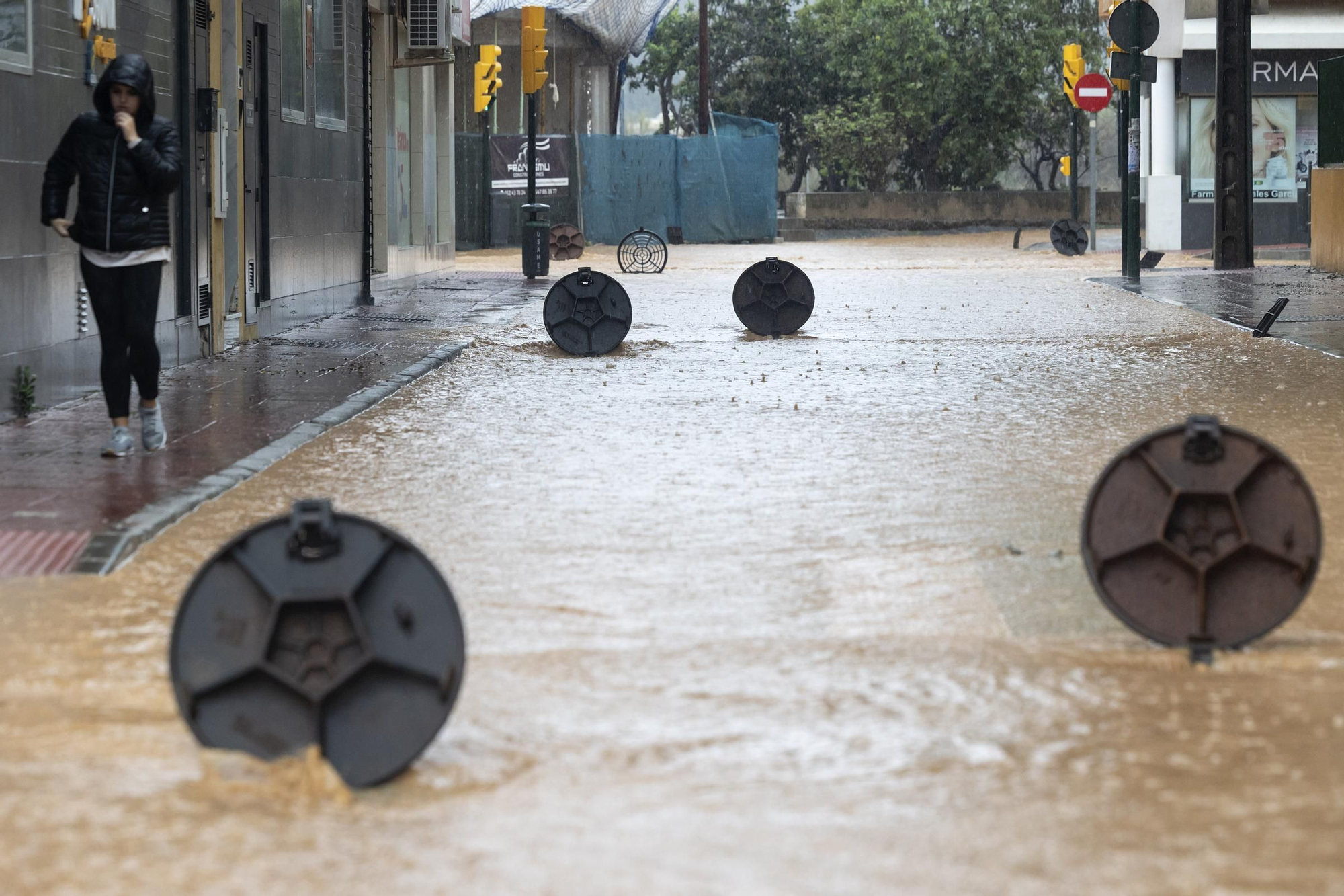 GALERIA |  La nova DANA castiga Màlaga 