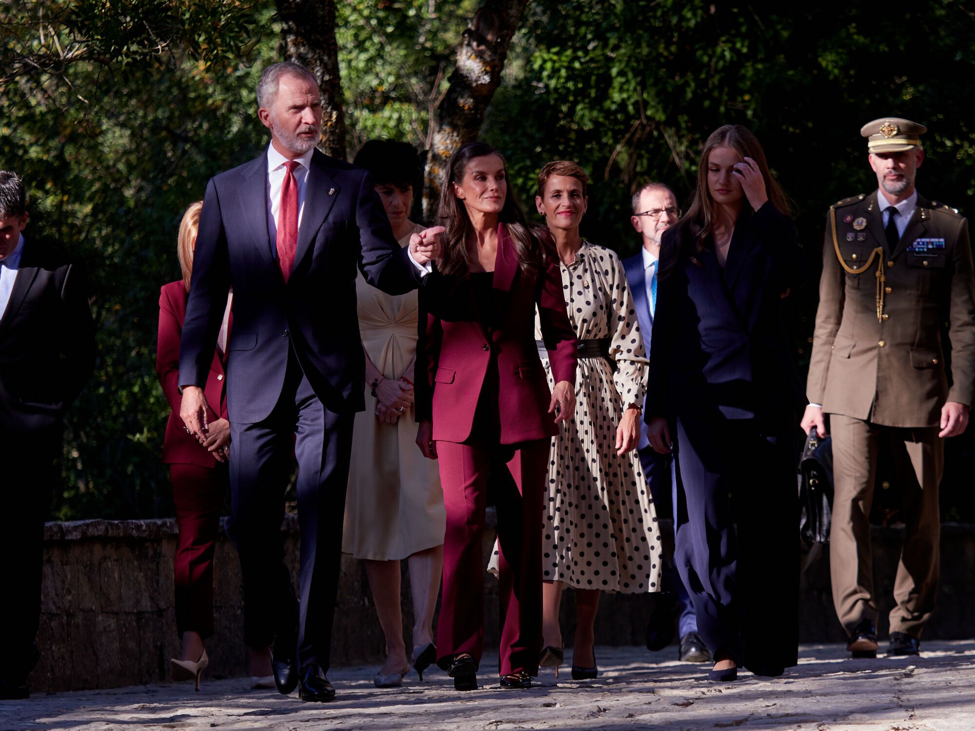 EN IMÁGENES: Leonor se da un baño de multitudes en su estreno como Princesa de Viana
