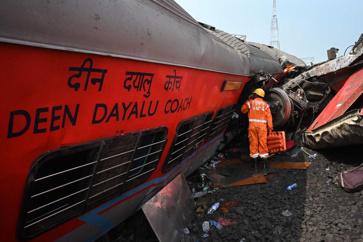 Accidente mortal de tren en la India