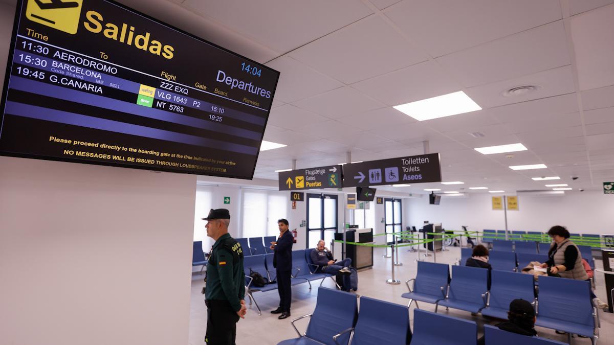 Terminal del aeropuerto de Córdoba.