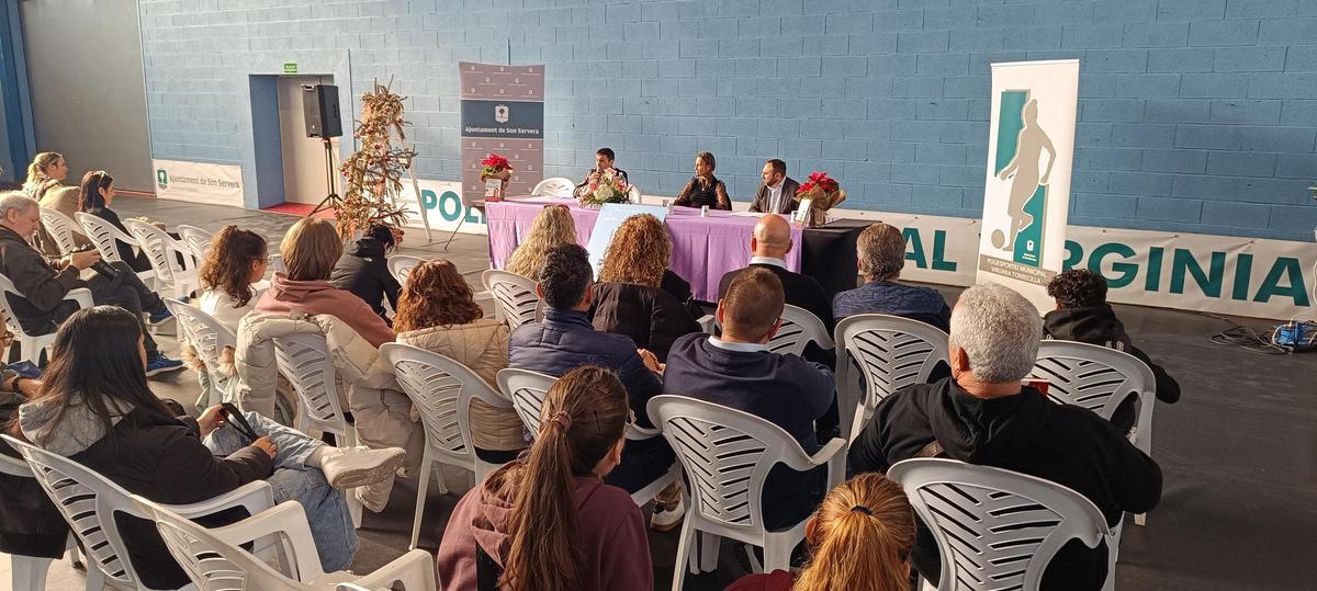 Virginia Torrecilla, durante la presentación en Son Servera.