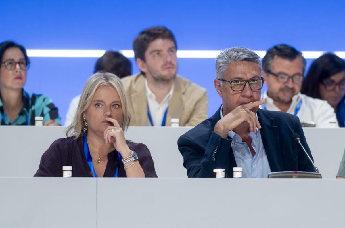 El alcalde de Badalona, Xavier García Albiol, durante la segunda jornada del XXI Congreso Nacional del PP.