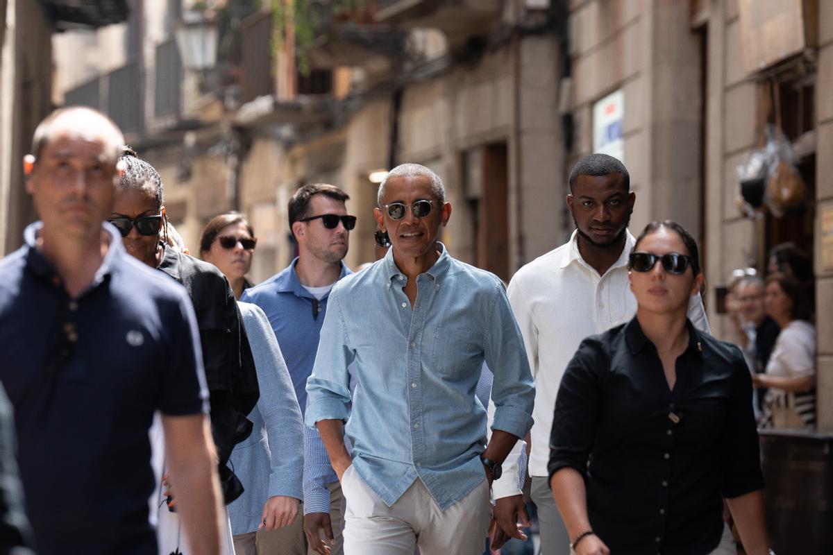 Obama y Spielberg, mañana de museos en Barcelona