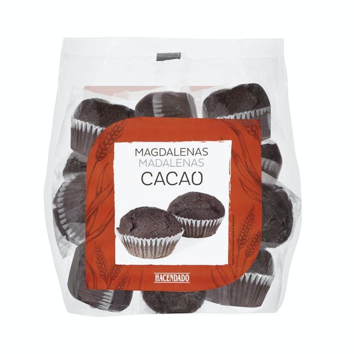 Las nuevas magdalenas de cacao de Mercadona.