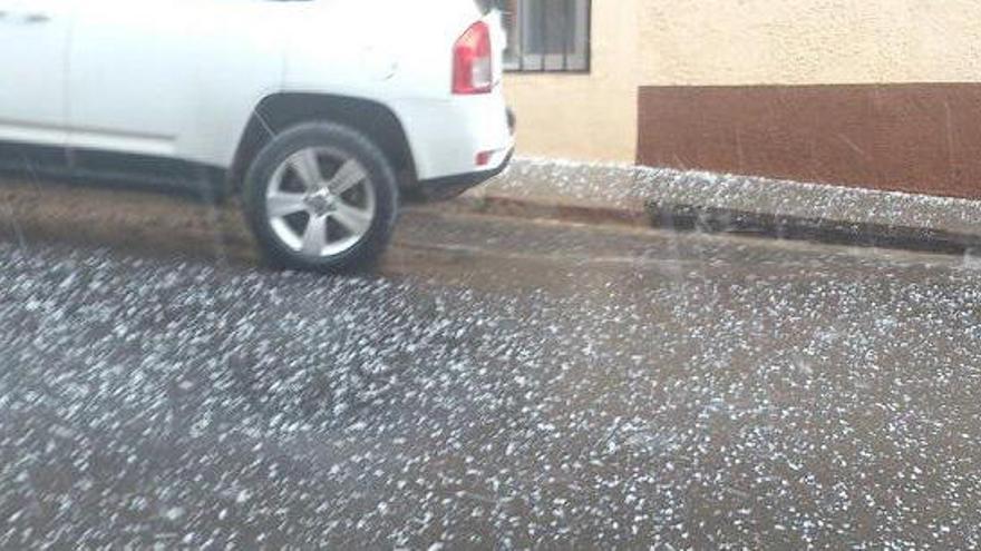 Granizada en Antella. @irenemas_98