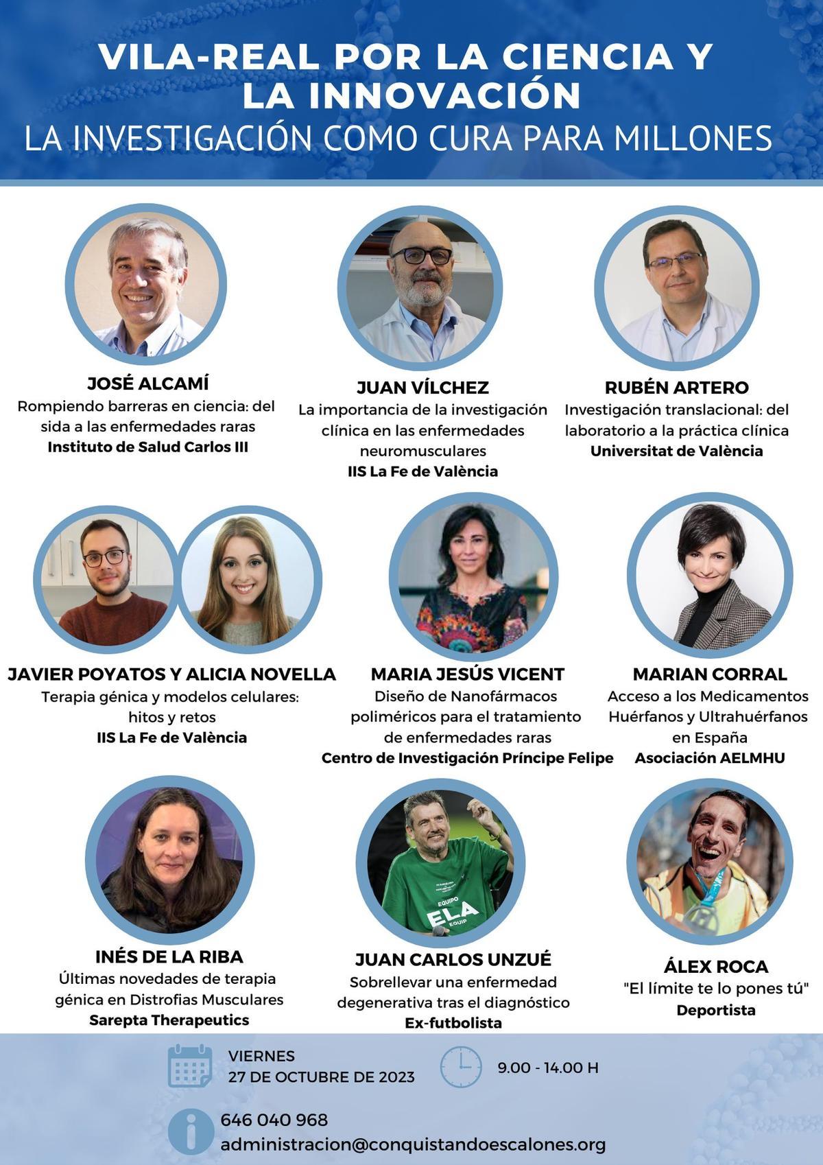 Científicos de diferentes centros de investigación estarán en el congreso médico del 27 de octubre en Vila-real.