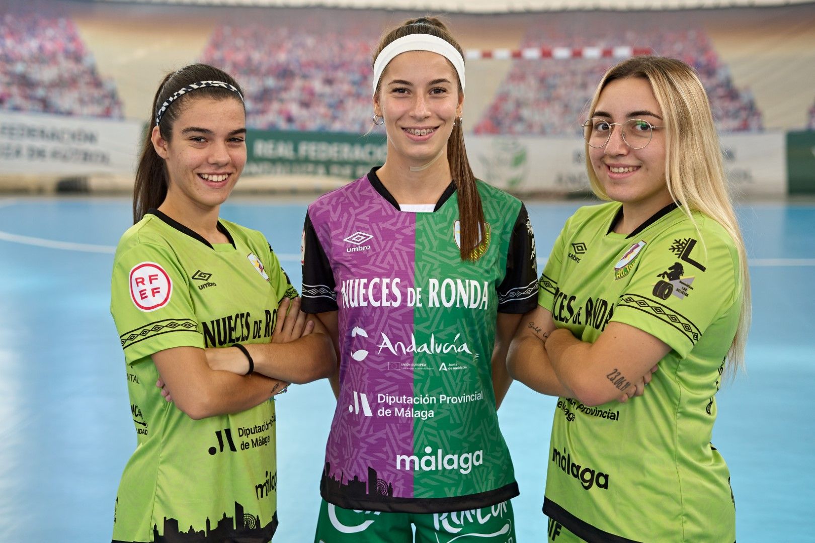 Nuevas camisetas del equipo de fútbol sala femenino Atlético Torcal