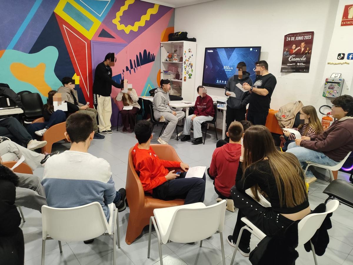 Participantes en el primer taller.