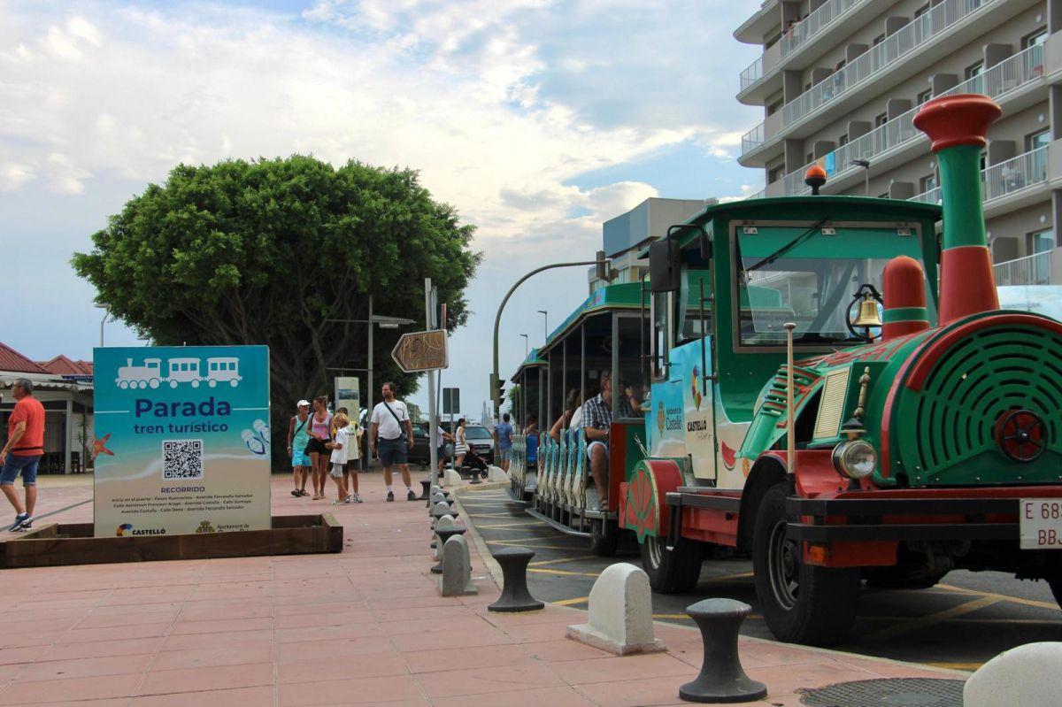 El tren turístico vuelve a prestar servicio con motivo de Escala a Castelló.