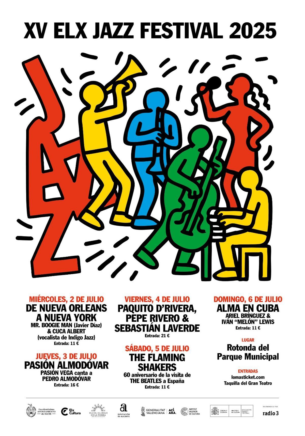 Cartel del festival de jazz de Elche