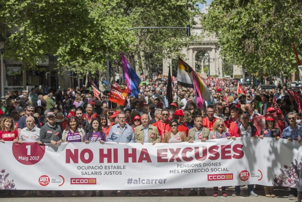 Manifestación del Día del Trabajo en València