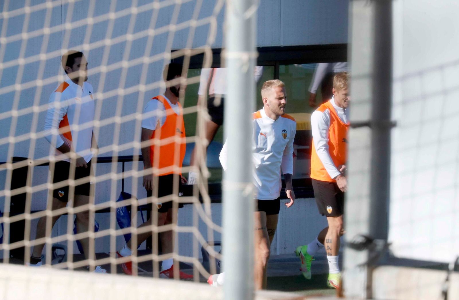 Bordalás cuenta con Racic y Correia en el entrenamiento de Paterna