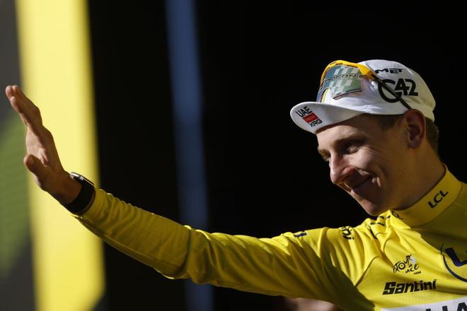 Tadej Pogacar, tras su bestial exhibición en el Tour: "Era mi día para ganar en Alpe d'Huez"