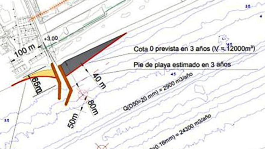 Casas en primera línea de playa en el núcleo de Almardà. | DANIEL TORTAJADA