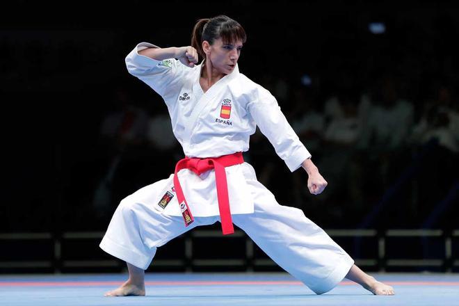 La karateca Sandra Sánchez