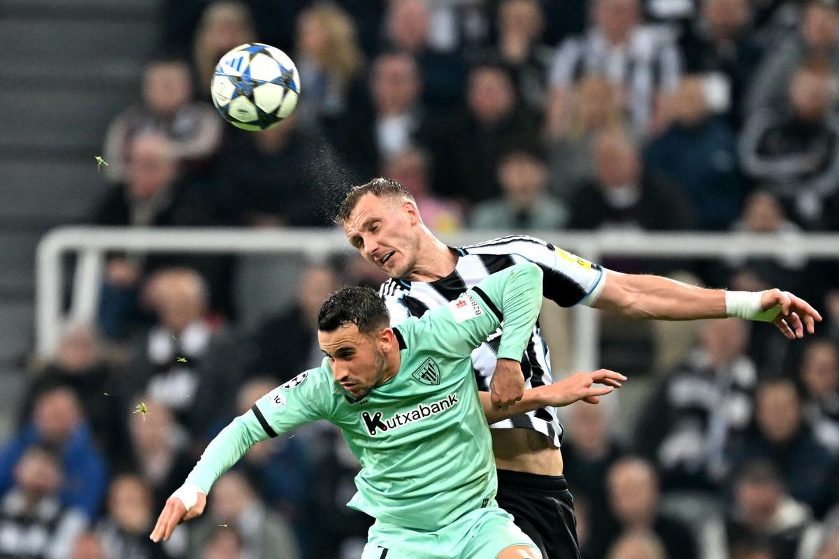 Un momento del Newcastle-Athletic.