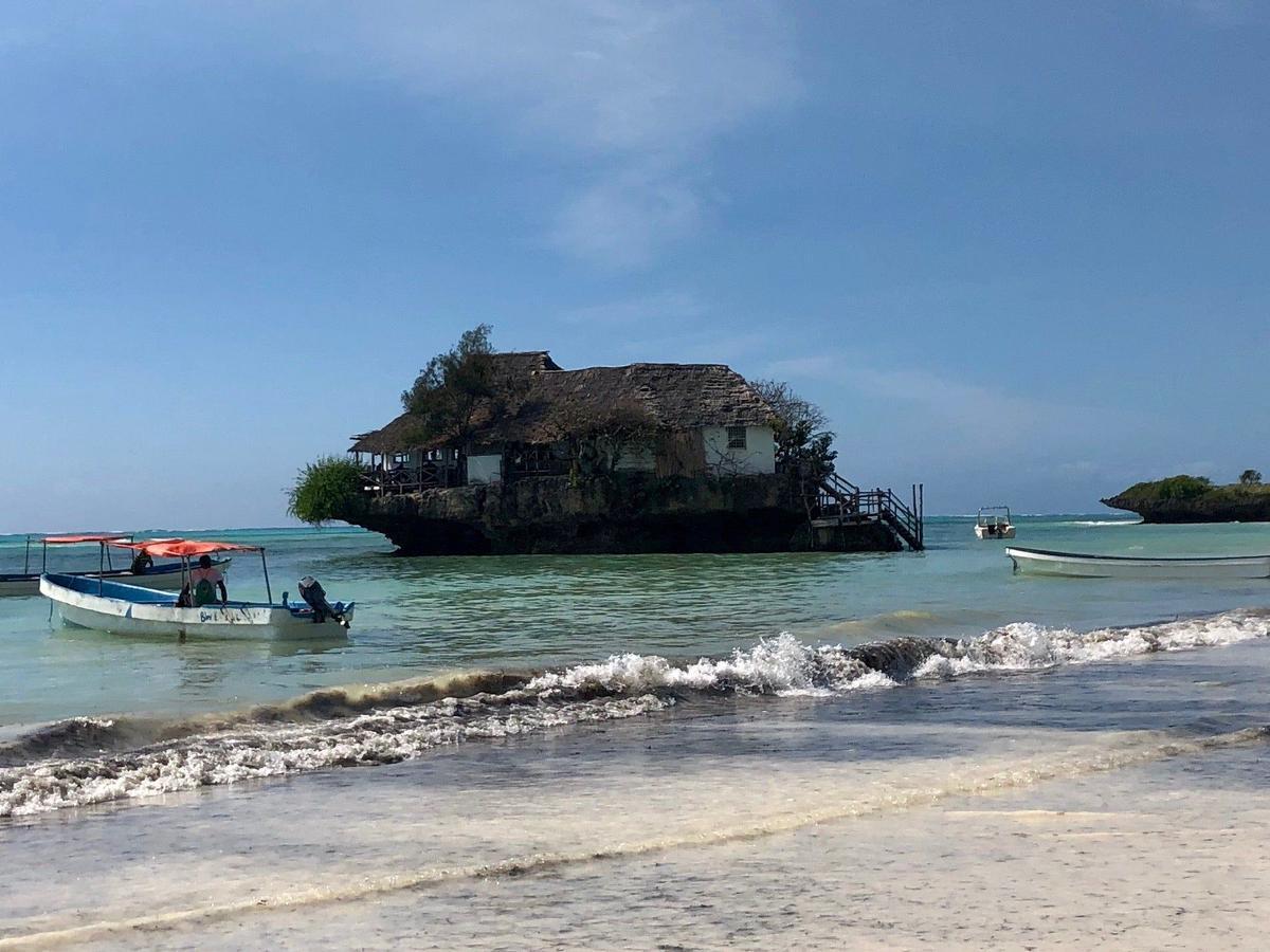 Restaurante sobre el mar, Zanzibar