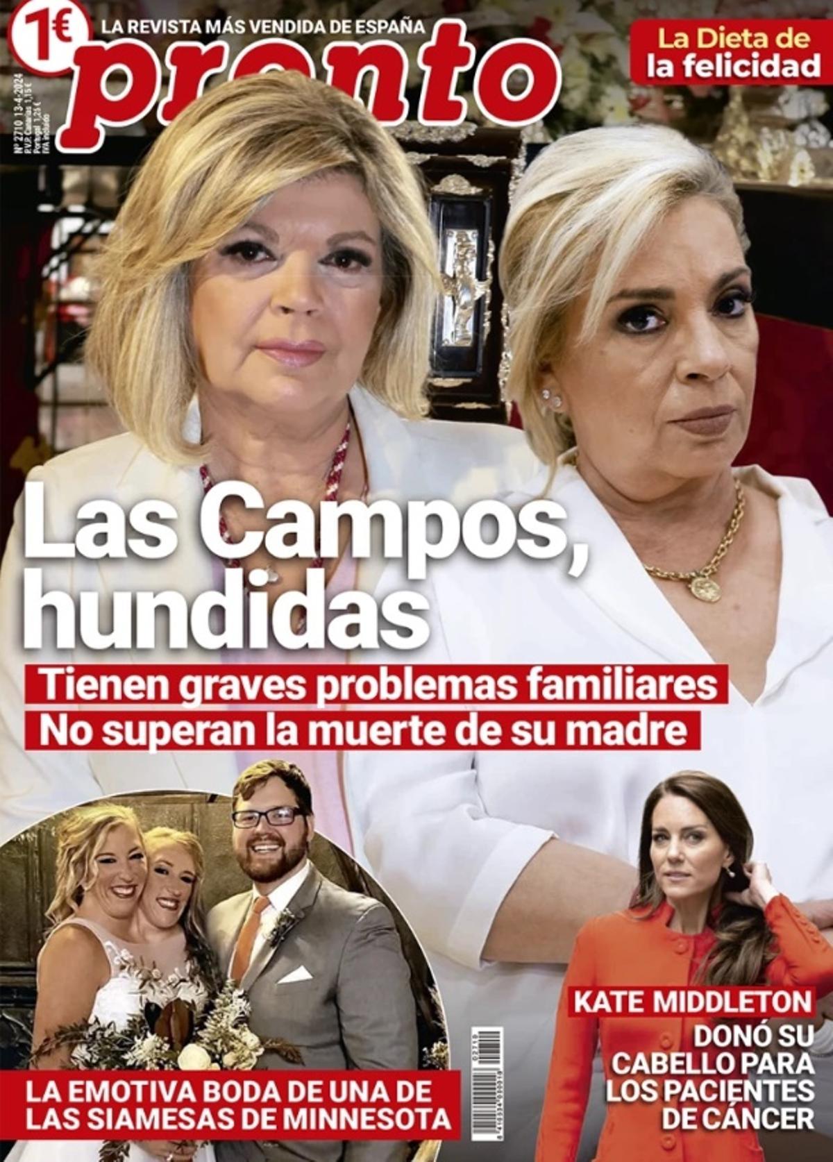 Portada de la revista Pronto del 8 de abril de 2024