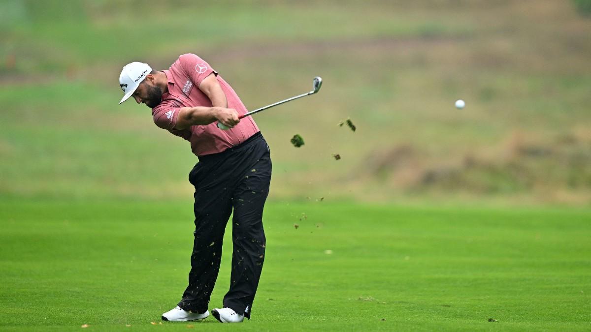 Jon Rahm, durante el recorrido