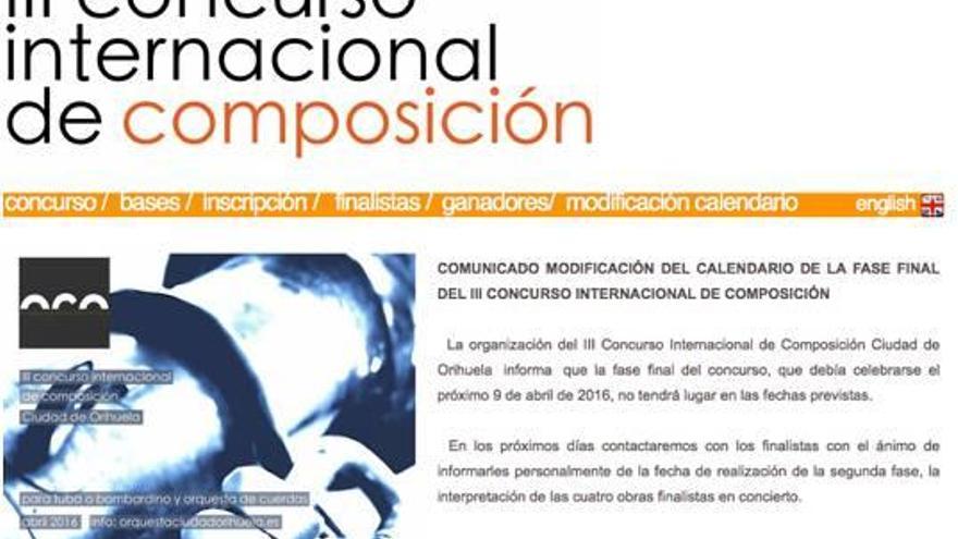 Impugnan el III Certamen Internacional de Composición tras cambiarse a 2 de los 4 finalistas