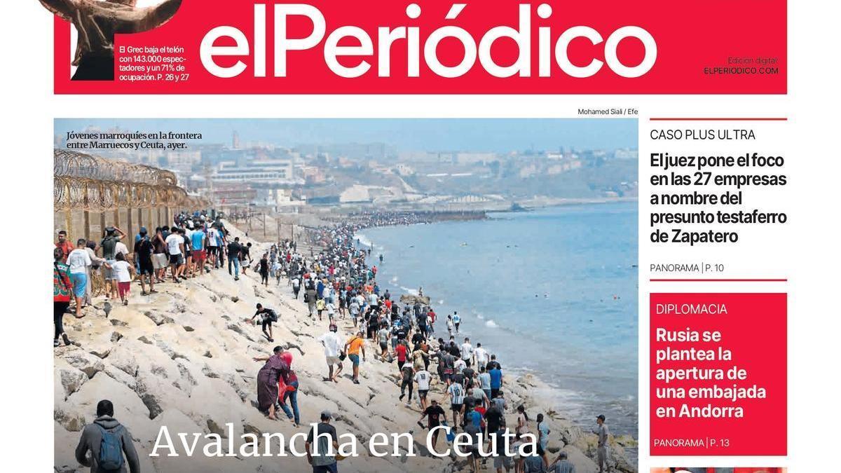 La portada de EL PERIÓDICO del 31 de julio de 2026