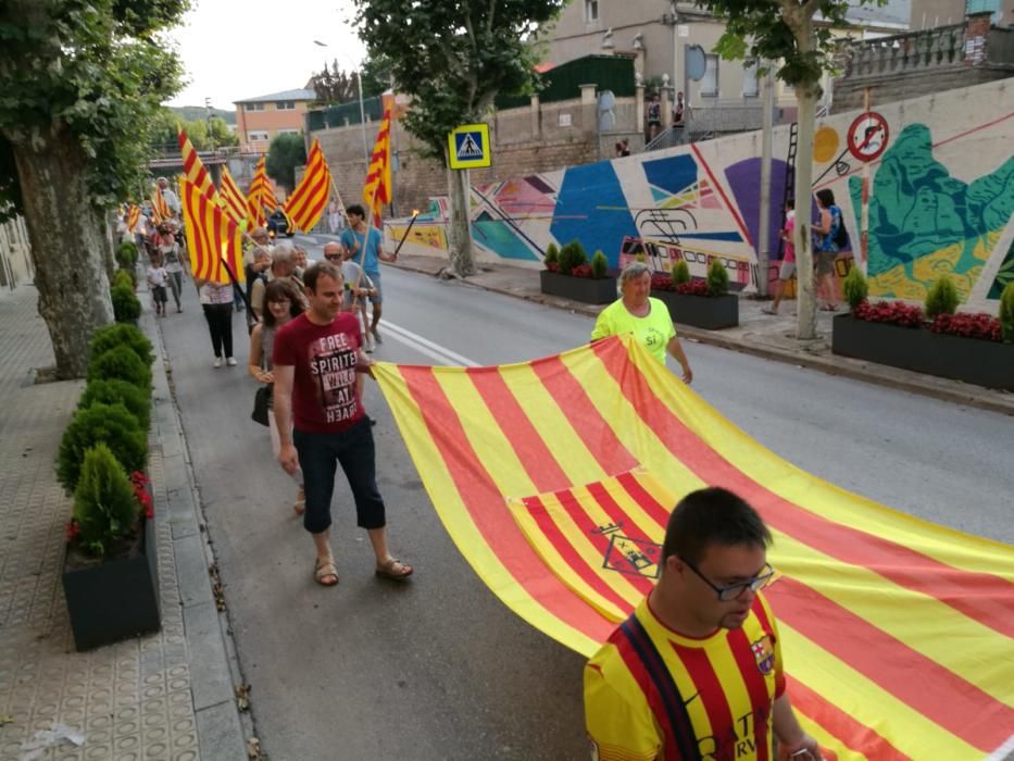 La Flama del Canigó arriba a Sant Vicenç