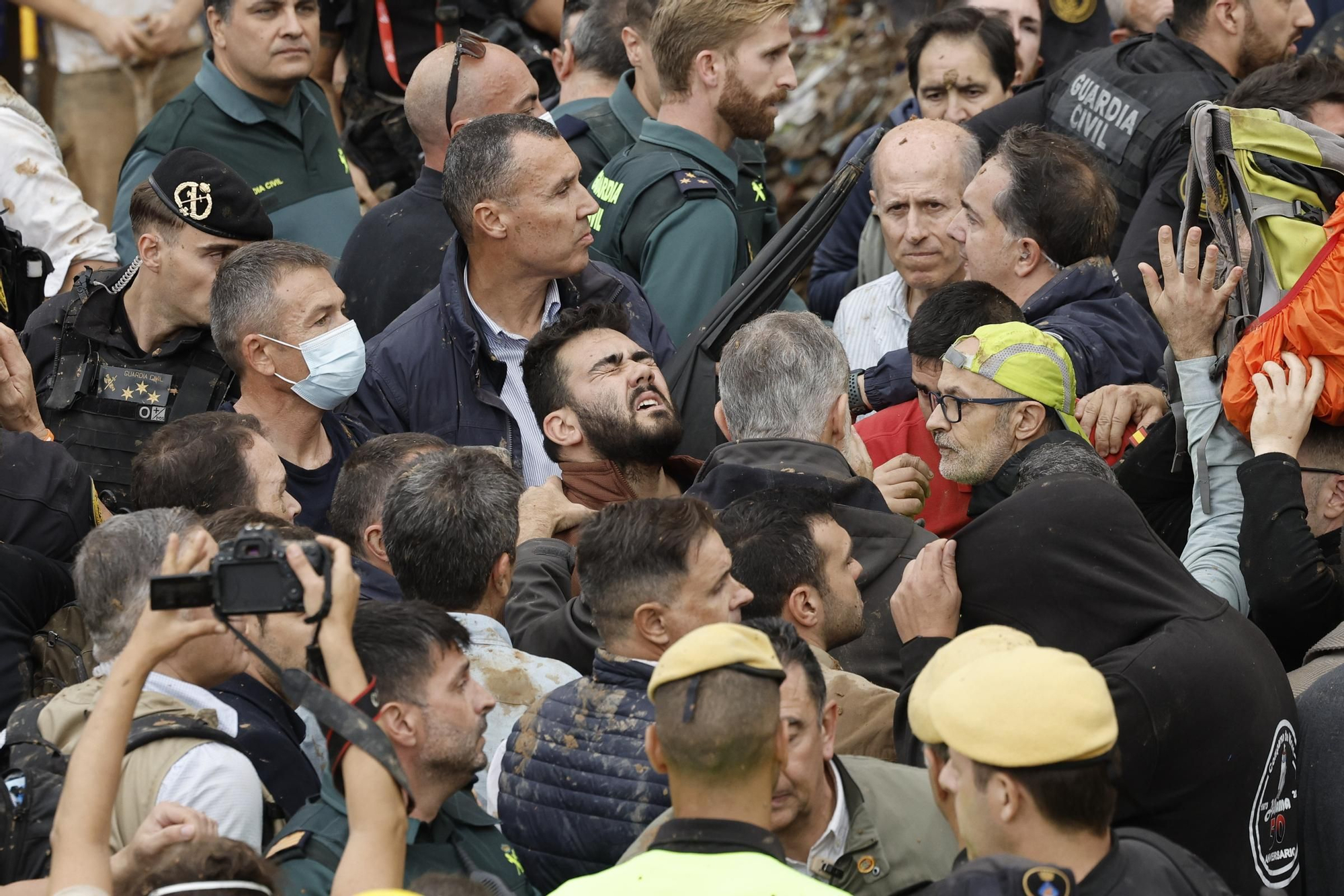 Disturbios en la visita de los Reyes, Sánchez y Mazón a Paiporta