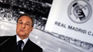 El president del Madrid afirma que el club blanc no pagarà la clàusula del centrecampista blaugrana.