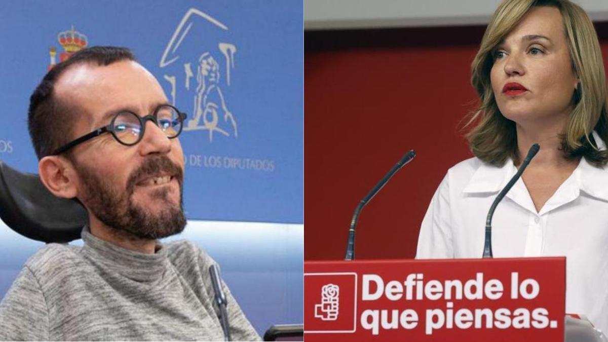 Pablo Echenique y Pilar Alegría