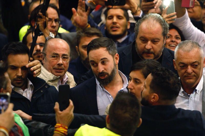 Mitin de Abascal en València