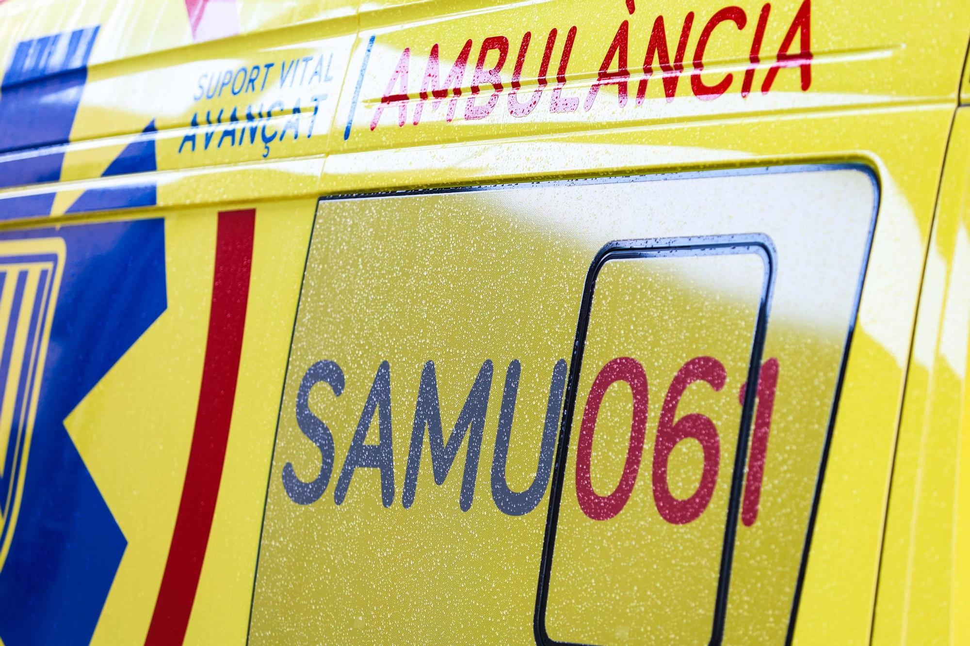 Una ambulancia en una imagen de archivo