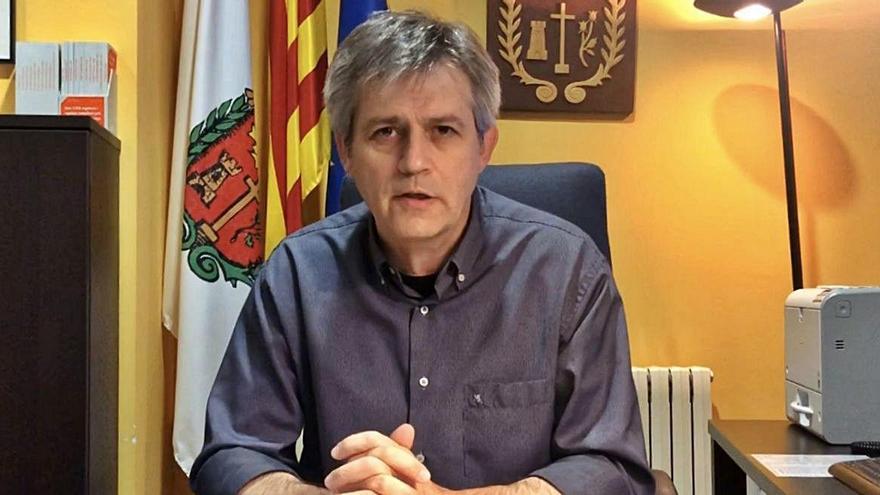 L&#039;alcalde de Solsona, David Rodríguez, en un videocomunicat emès ahir (vegeu-lo a l&#039;edició digital)